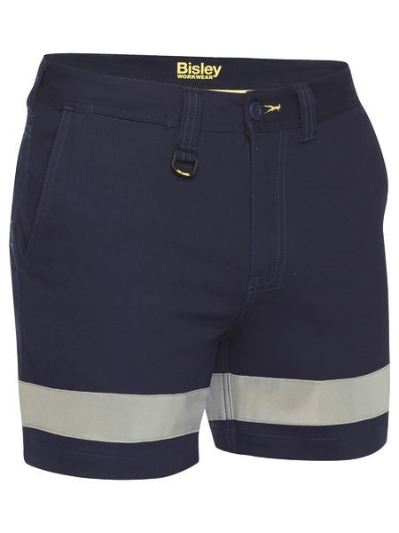 BISLEY BSH1008T TAPED STRETCH COTTON DRILL SHORT SHORT