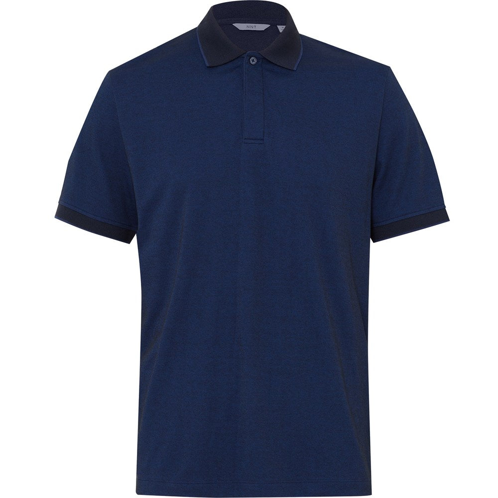 NNT CATJA4 MENS TEXTURED COTTON POLY SHORT SLEEVE POLO