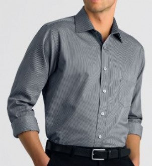 JOHN KEVIN 462 L/SL PINSTRIPE SHIRT