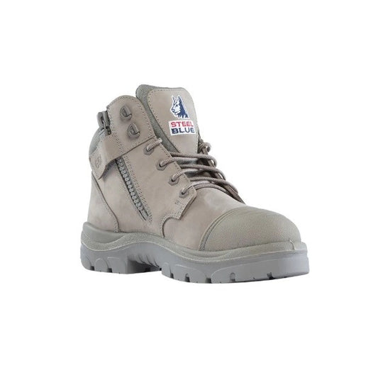 STEEL BLUE 312658 PARKES ZIP SCUFF CAP SAFETY BOOTS