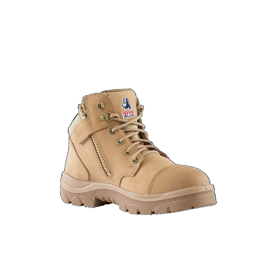 STEEL BLUE 312658 PARKES ZIP SCUFF CAP SAFETY BOOTS
