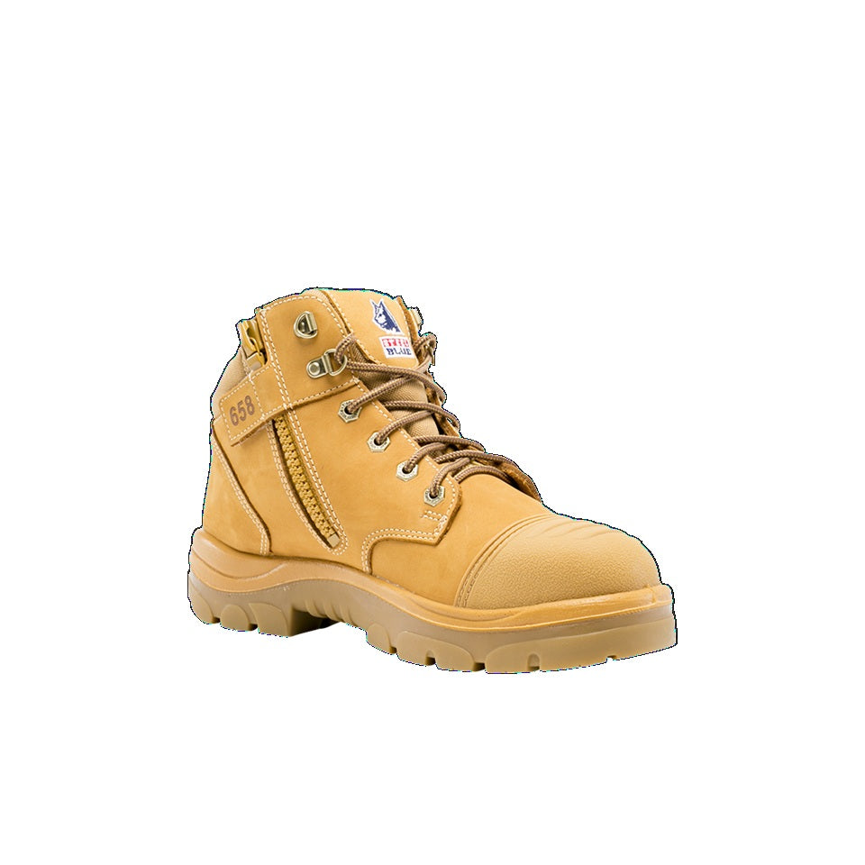 STEEL BLUE 312658 PARKES ZIP SCUFF CAP SAFETY BOOTS