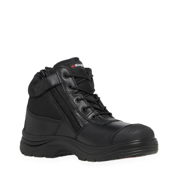 KING GEE K27150 TRADIE SAFETY BOOTS - ZIP SIDE