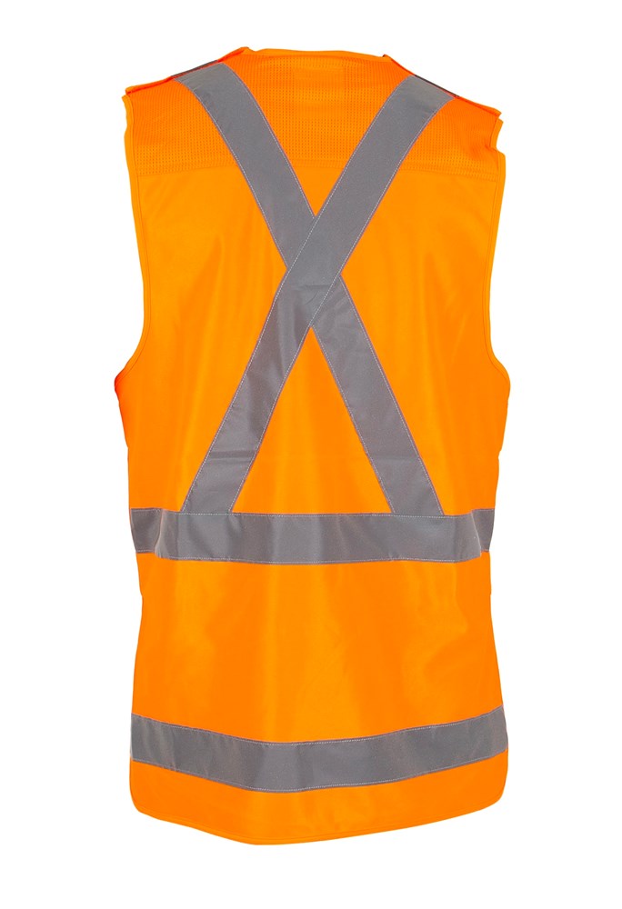 ATLAS AW7003 UNISEX HI VIS RAIL VEST