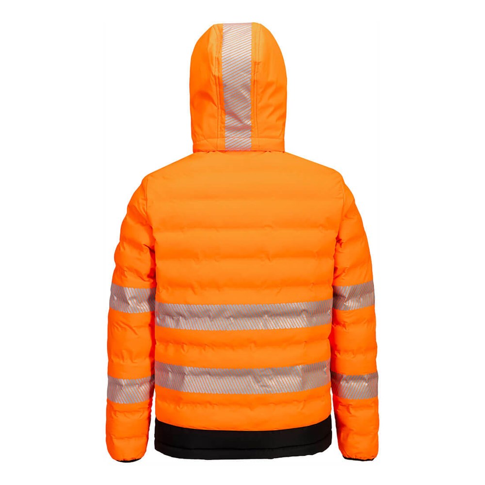 PORTWEST S548 HI VIS ULTRASONIC HEATED TUNNEL JACKET