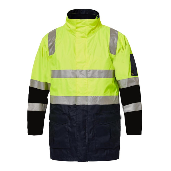 WORKCRAFT WW9024 HI VIS REFLECTIVE RAIN JACKET
