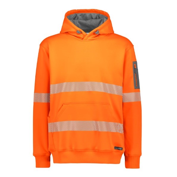 SYZMIK ZT867 UNISEX STREETWORX WATER RESISTANT HOODIE WITH SEGMENTED TAPE