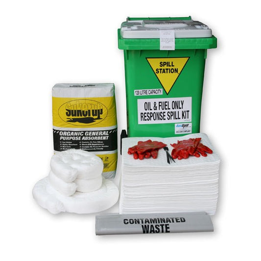 SPILL STATION TSSIS120OF OIL & FUEL SPILL KIT - PORTABLE - 120LTR