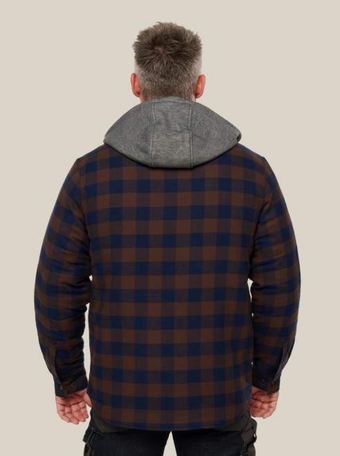HARD YAKKA Y06690 QUILTED FLANNEL SHACKET