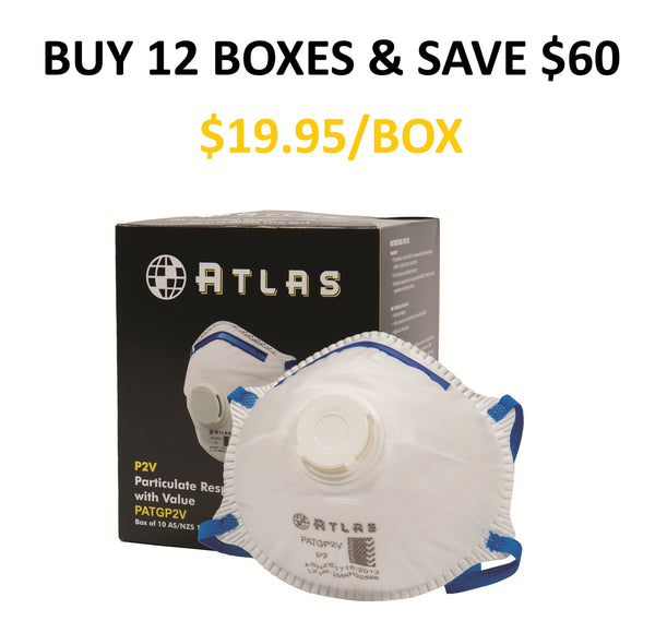 ATLAS ATGP2V P2V RESPIRATORS - VALVED