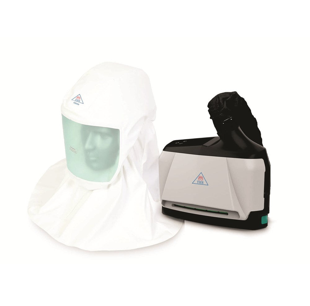 YHS SH008 SOFT HOOD PAPR KIT WITH ABEK & P3 FILTERS & EXTENDED BATTERY