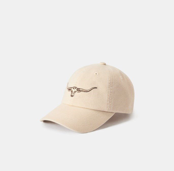 R M WILLIAMS ACX9OWI LONGHORN TWILL CAP - FREE with orders over $1000