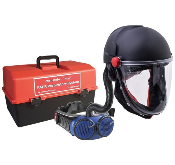 CleanAIR R304100 HELMET CA-40G WITH CLEAR FLIP UP VISOR WITH AERGO PAPR