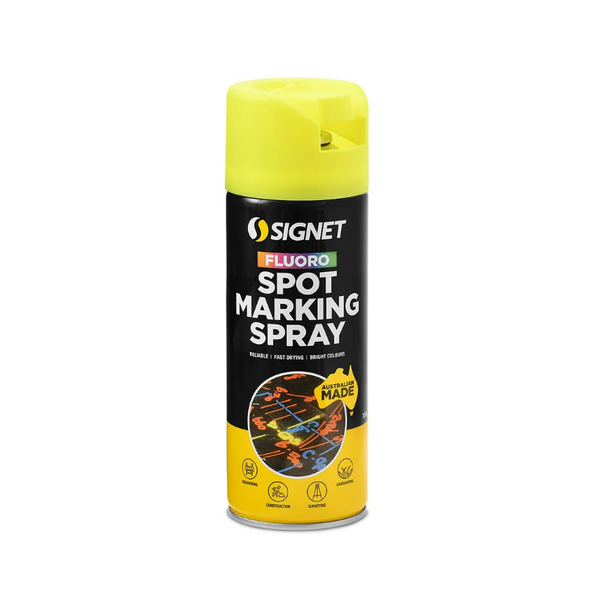 SIGNET 11816 SPOT MARKING PAINT FLUORO YELLOW 350GM