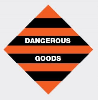 DANGEROUS GOODS TRANSPORT SIGN