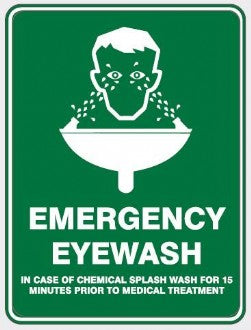 EMERGENCY EYEWASH SIGN