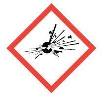 EXPLOSIVE - GHS DANGEROUS GOODS PICTO SIGN