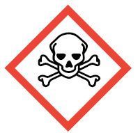 ACUTE TOXICITY - GHS DANGEROUS GOODS PICTO SIGN