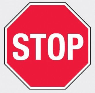 STOP SIGN R1-1 - REGULATORY ROAD SIGN
