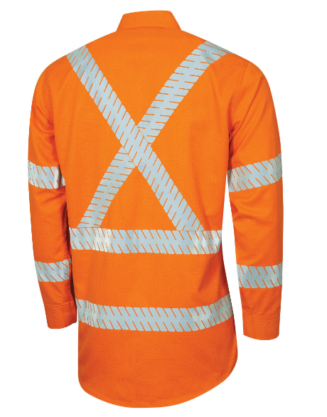 BOOL BW1590T5 REGULAR WEIGHT PPE2 FR SHIRT WITH SEGMENTED LOXY FR REFLECTIVE TAPE