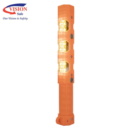VISIONSAFE RECHARGEABLE LED TRAFFIC BATON WAND