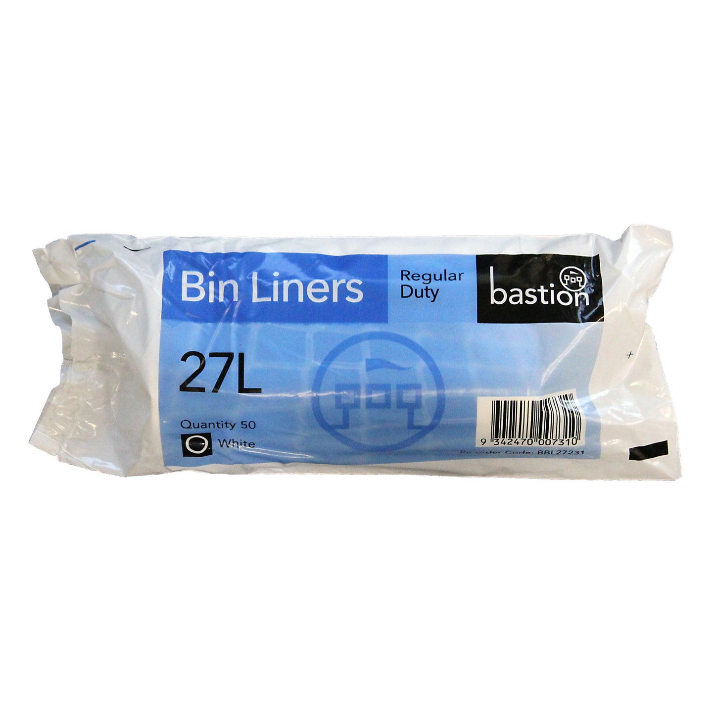 BASTION 27L REGULAR DUTY BIN LINERS