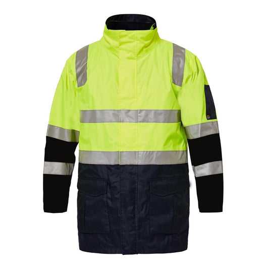 WORKCRAFT WW9022 HI VIS REFLECTIVE 4 IN 1 JACKET