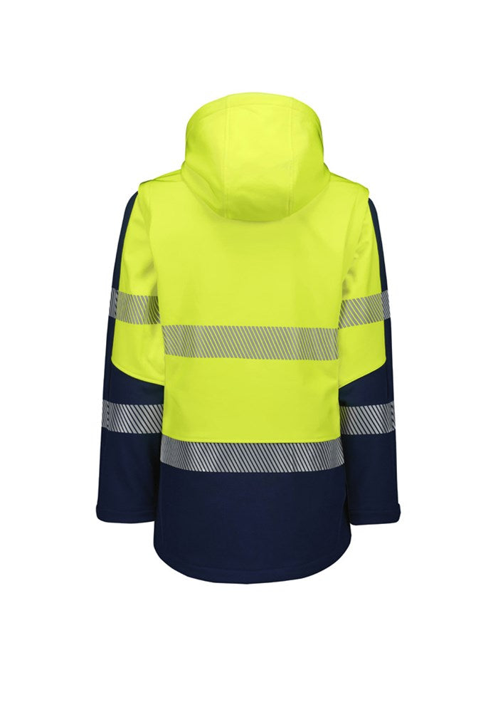 SYZMIK ZJ753 WOMENS STREETWORX 2 IN 1 STRETCH SOFTSHELL TAPED JACKET