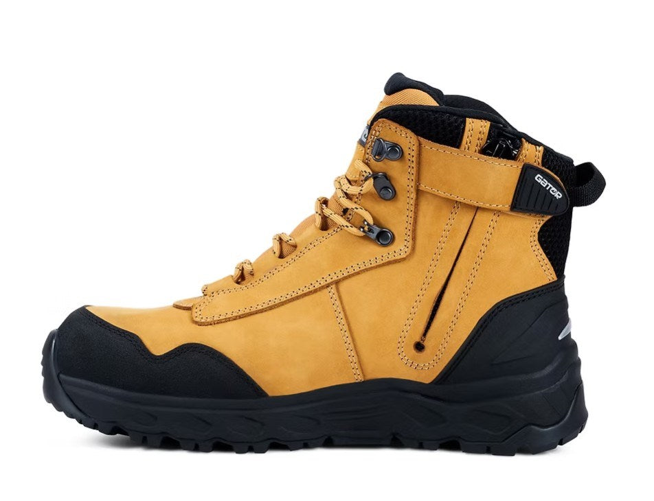 GATOR GWW6E GOLIATH MID SAFETY BOOTS - ZIP SIDE