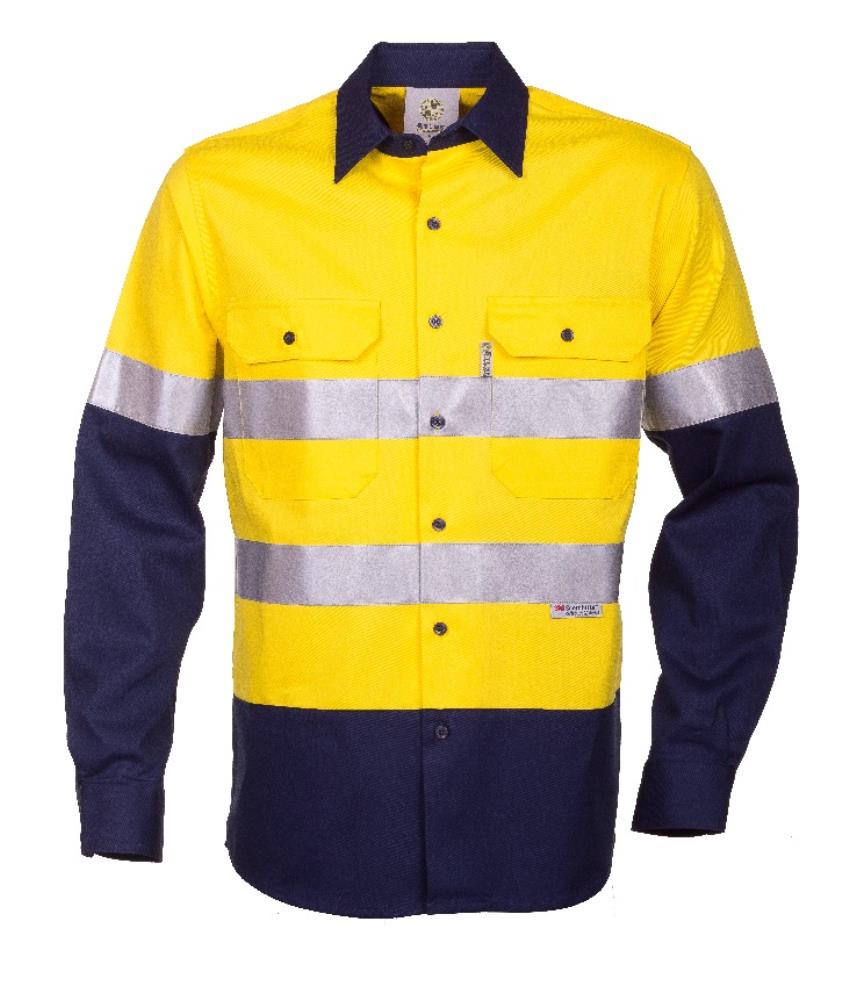 ATLAS A07288 L/SL REFLECTIVE HI VIS DRILL SHIRT