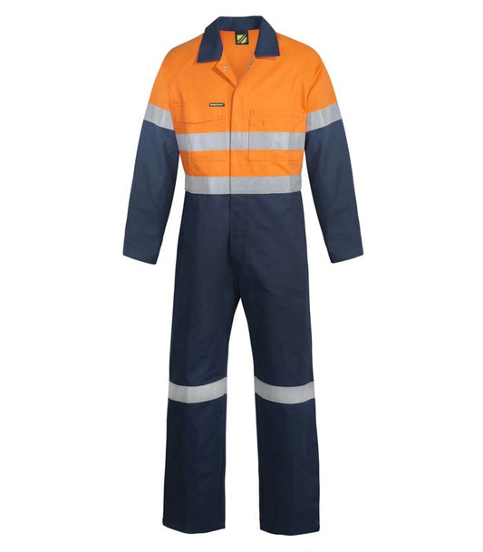 WORKCRAFT WC6093 REFLECTIVE HIVIS COVERALLS
