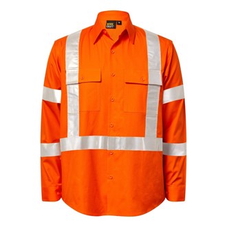 WORKCRAFT WS6035 RIPSTOP NSW RAIL L/SL SHIRT