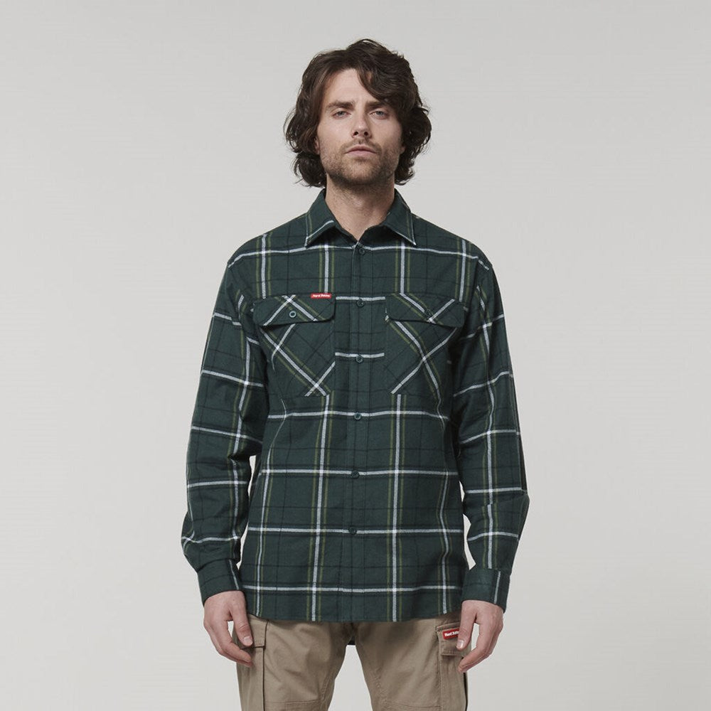 HARD YAKKA Y07752 CORE L/SL CHECK FLANNEL SHIRT