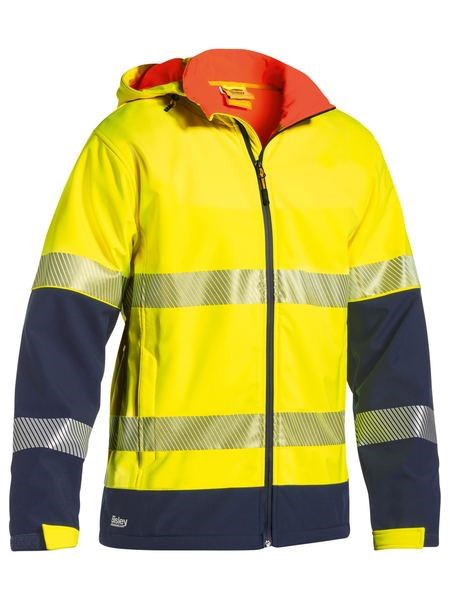 BISLEY BJ6934T REFLECTIVE HI VIS RIPSTOP SOFTSHELL JACKET