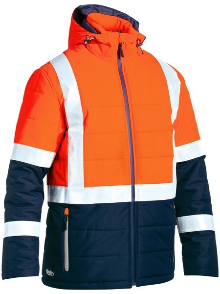 BISLEY BJ6929HT REFLECTIVE HI VIS PUFFER JACKET