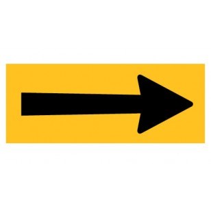 MAGNETIC DIRECTIONAL ARROW - LEFT/RIGHT - CLASS 1 REFLECTIVE