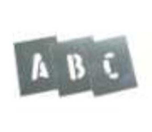 A-Z ZINC STENCIL SET-75MM