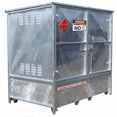 MAXBUND 2000 LITRE METAL DANGEROUS GOODS STORE