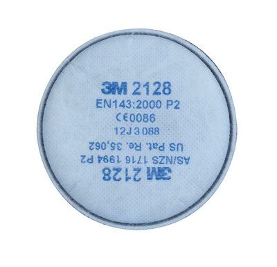 3M PARTICULATE FILTER 2128, GP2, with NUISANCE LEVEL ORGANIC VAPOUR/ACID GAS RELIEF