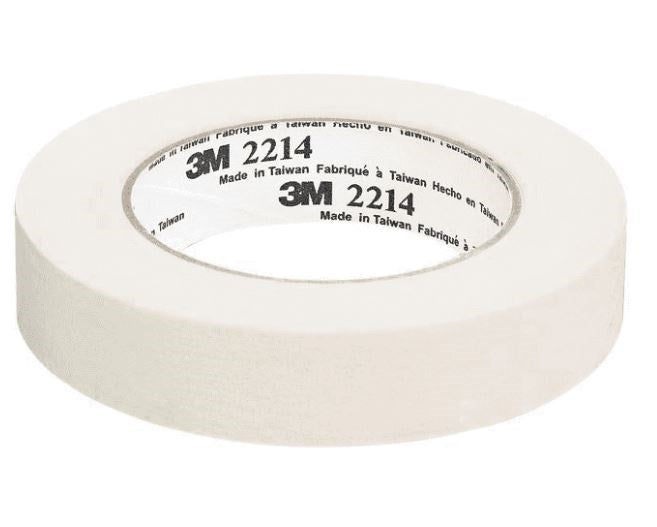 3M 2214 PAPER MASKING TAPE 12MM X 50M