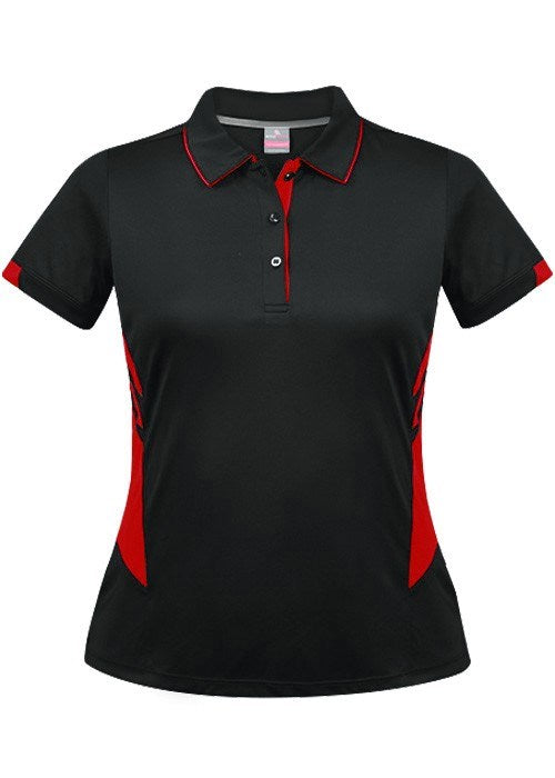 AUSSIE PACIFIC 2311 S/SL LADY TASMAN POLO SHIRT MICROKNIT