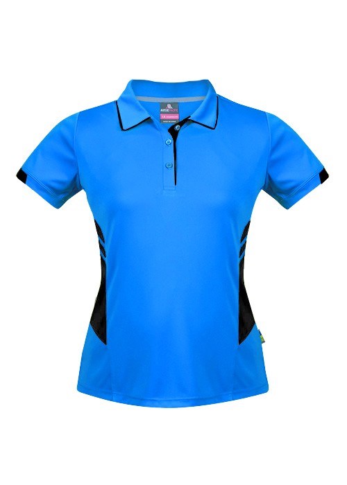 AUSSIE PACIFIC 2311 S/SL LADY TASMAN POLO SHIRT MICROKNIT