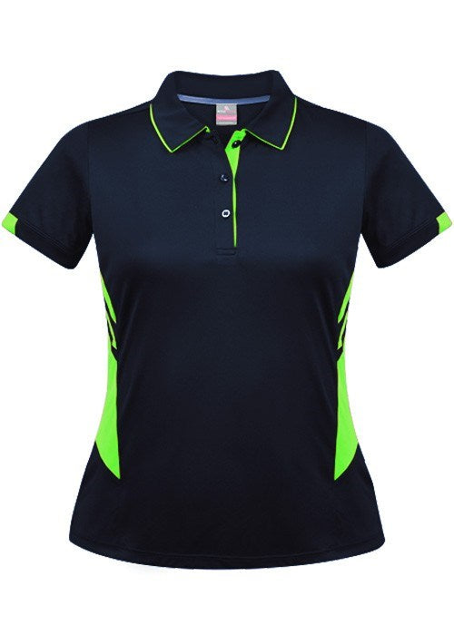 AUSSIE PACIFIC 2311 S/SL LADY TASMAN POLO SHIRT MICROKNIT