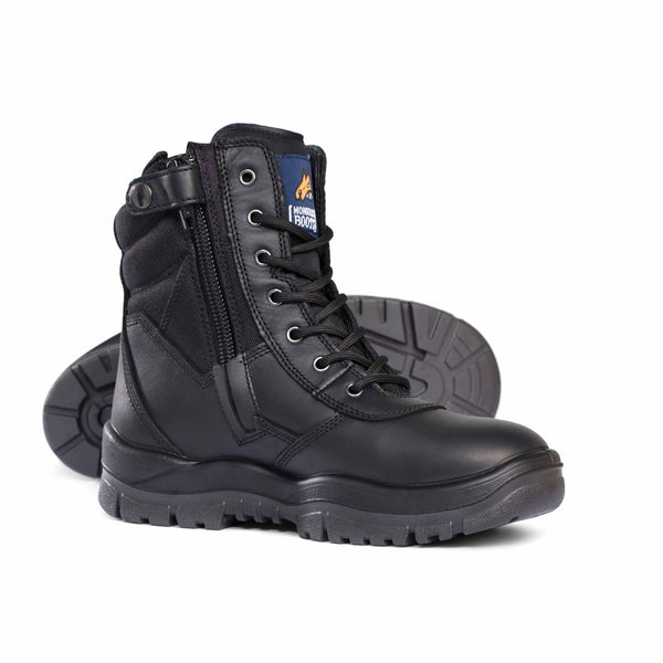 MONGREL 951020 WORK BOOTS - ZIP SIDE
