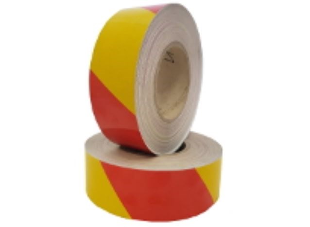 STYLUS 2803 REFLECTIVE CLASS 2 DIRECTIONAL CHEVRON TAPE-SELF ADHESIVE-150MMX1M