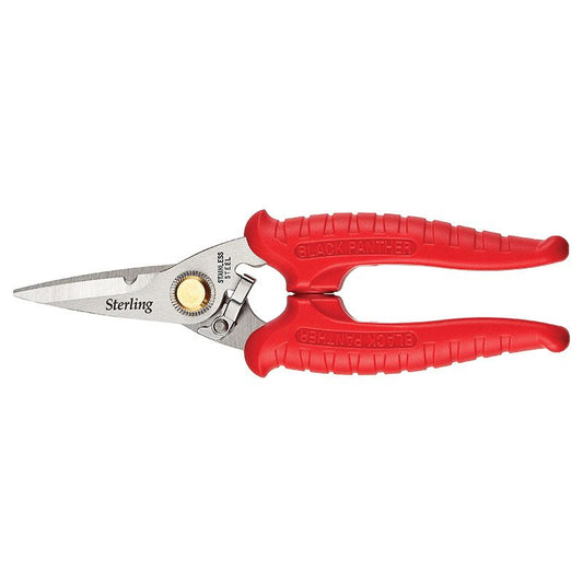 STERLING 185MM BLACK PANTHER RED HI TENSILE SNIPS 29-702