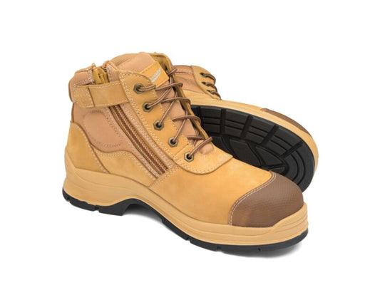 BLUNDSTONE 318 SAFETY BOOT - ZIP SIDE