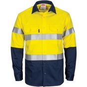 DNC 3409 PATRON SAINT L/S REFLECTIVE HI VIS FR/ARC RATED DRILL SHIRT