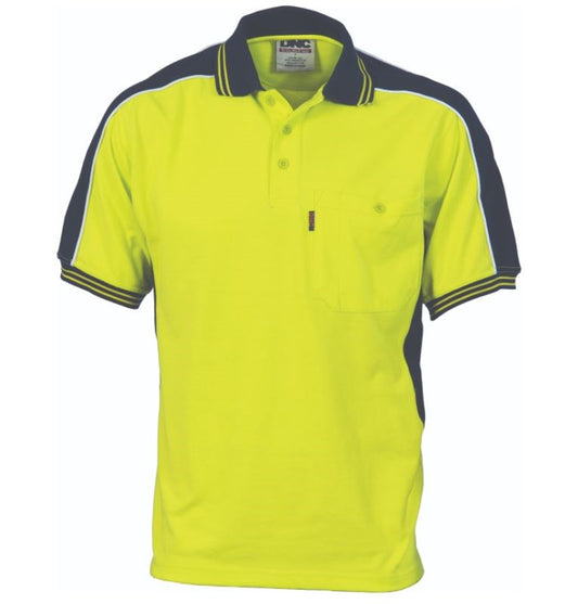 DNC 3895 S/SL CONTRAST PANEL POLO