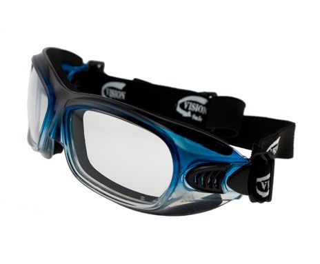 VISIONSAFE 440BLCLAF FLEX SAFETY GOGGLE-ANTI FOG